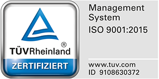 TÜV Prüfzeichen ISO 9001