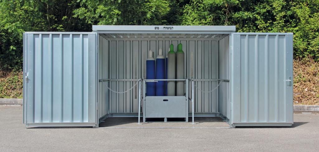 SAFE Gasflaschen-Magazin 366 für die Lagerung von Druckgasflaschen