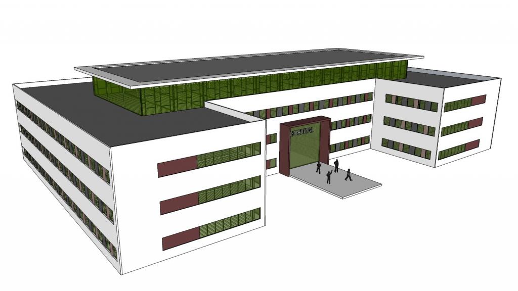 Construction drawing of modular containers step 3