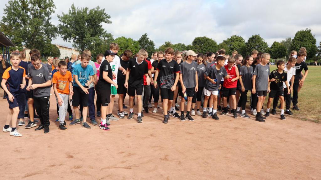 Spendenlauf Gransee Startschuss