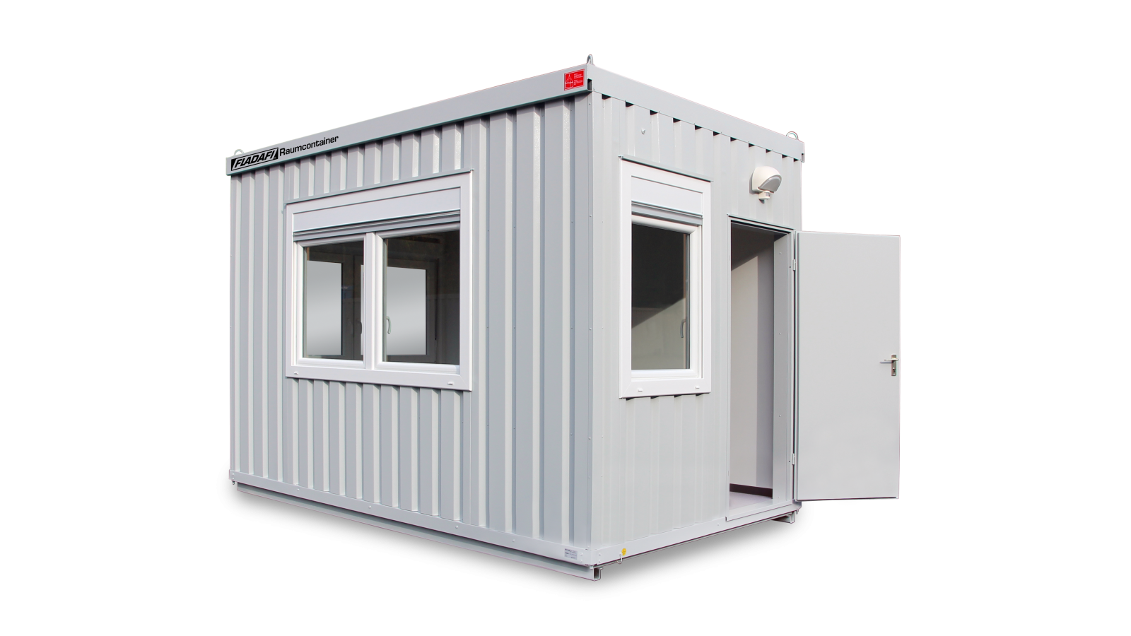 Raumcontainer für Pförtnerbüros von FLADAFI