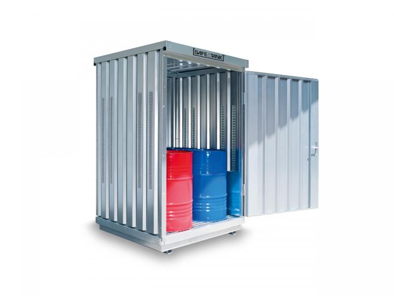 Gefahrstoffcontainer SAFE Tank ST 200 sichere Lagerung im Außenbereich